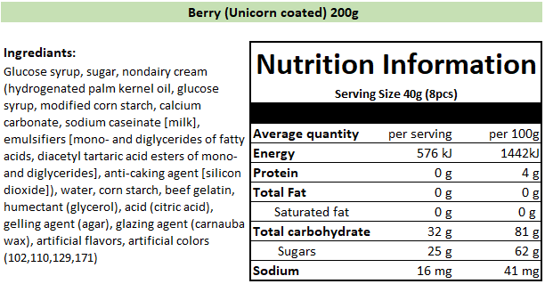 Nutritional Information