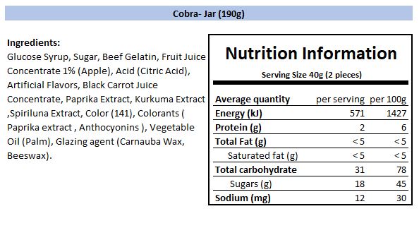Nutritional Information