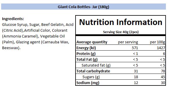 Nutritional Information
