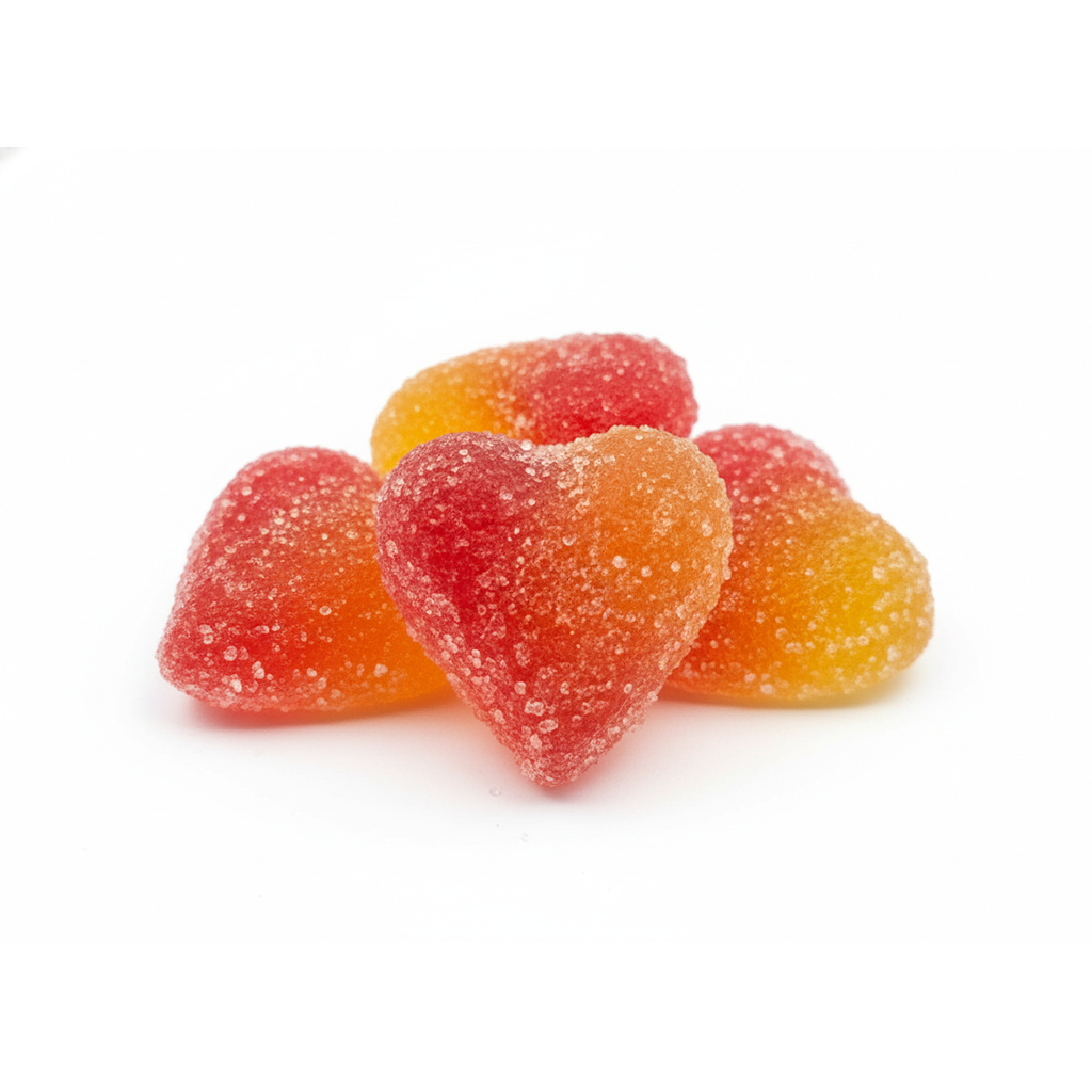 Sour Peach Hearts