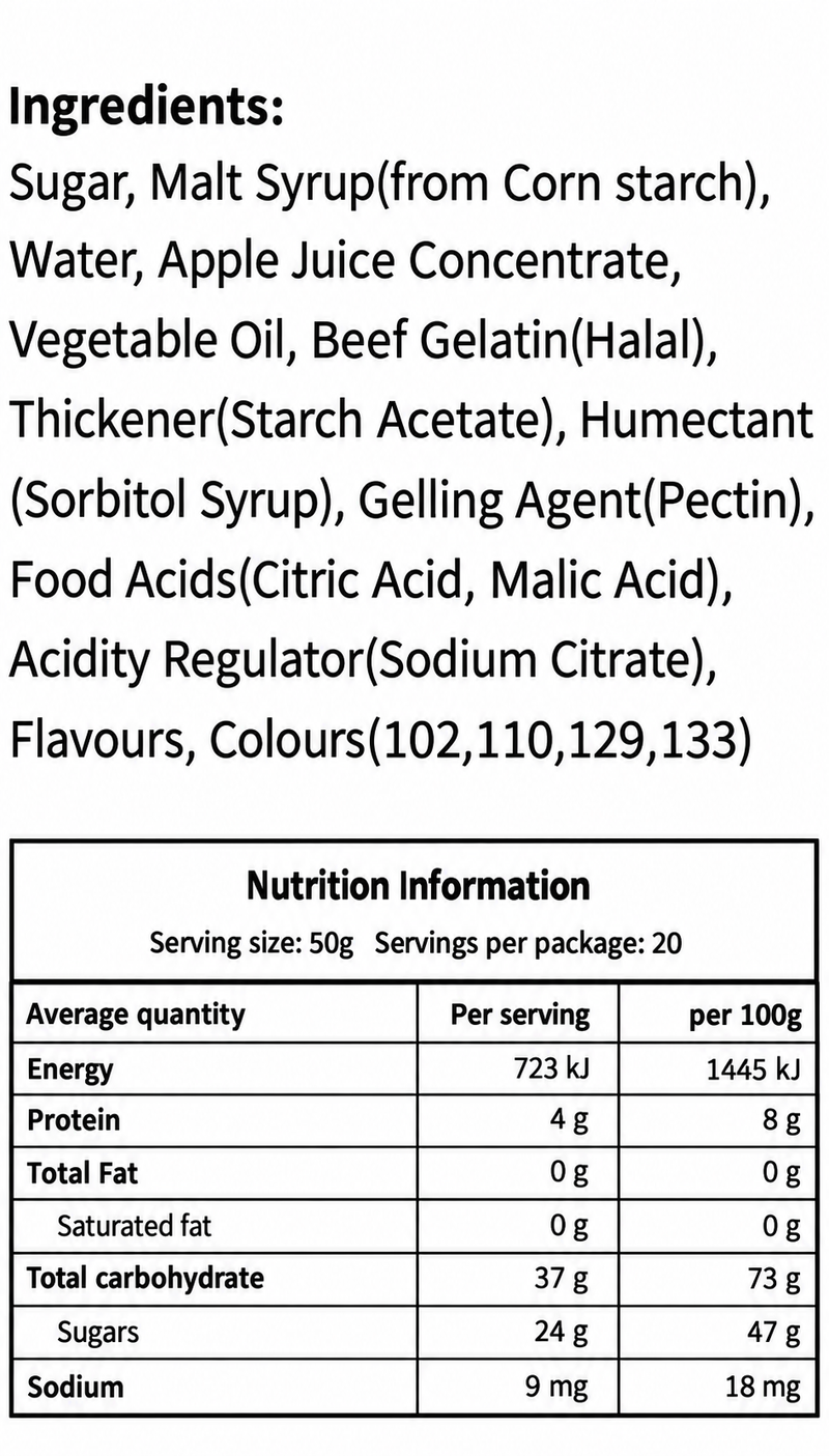 Nutritional Information