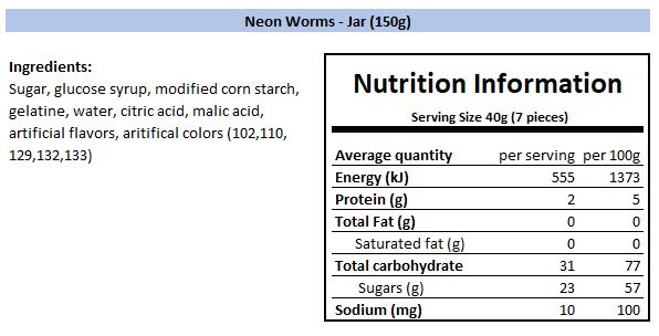 Nutritional Information