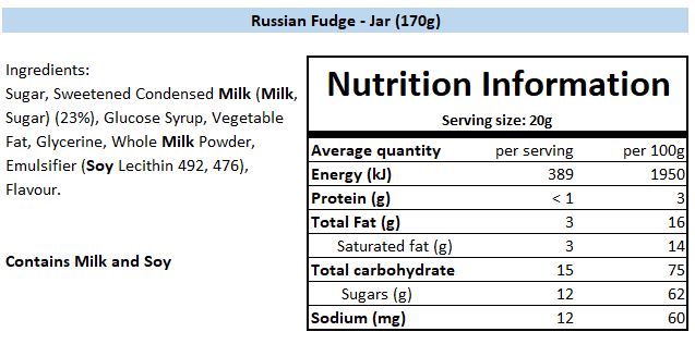 Nutritional Information