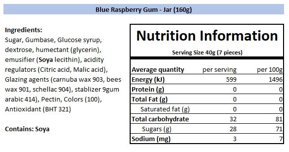 Nutritional Information