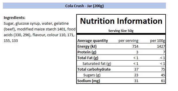 Nutritional Information